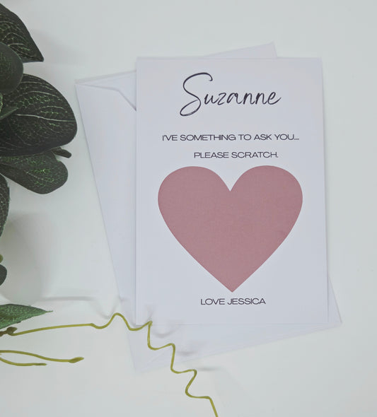 Bridesmaid Proposal Scratch Cards