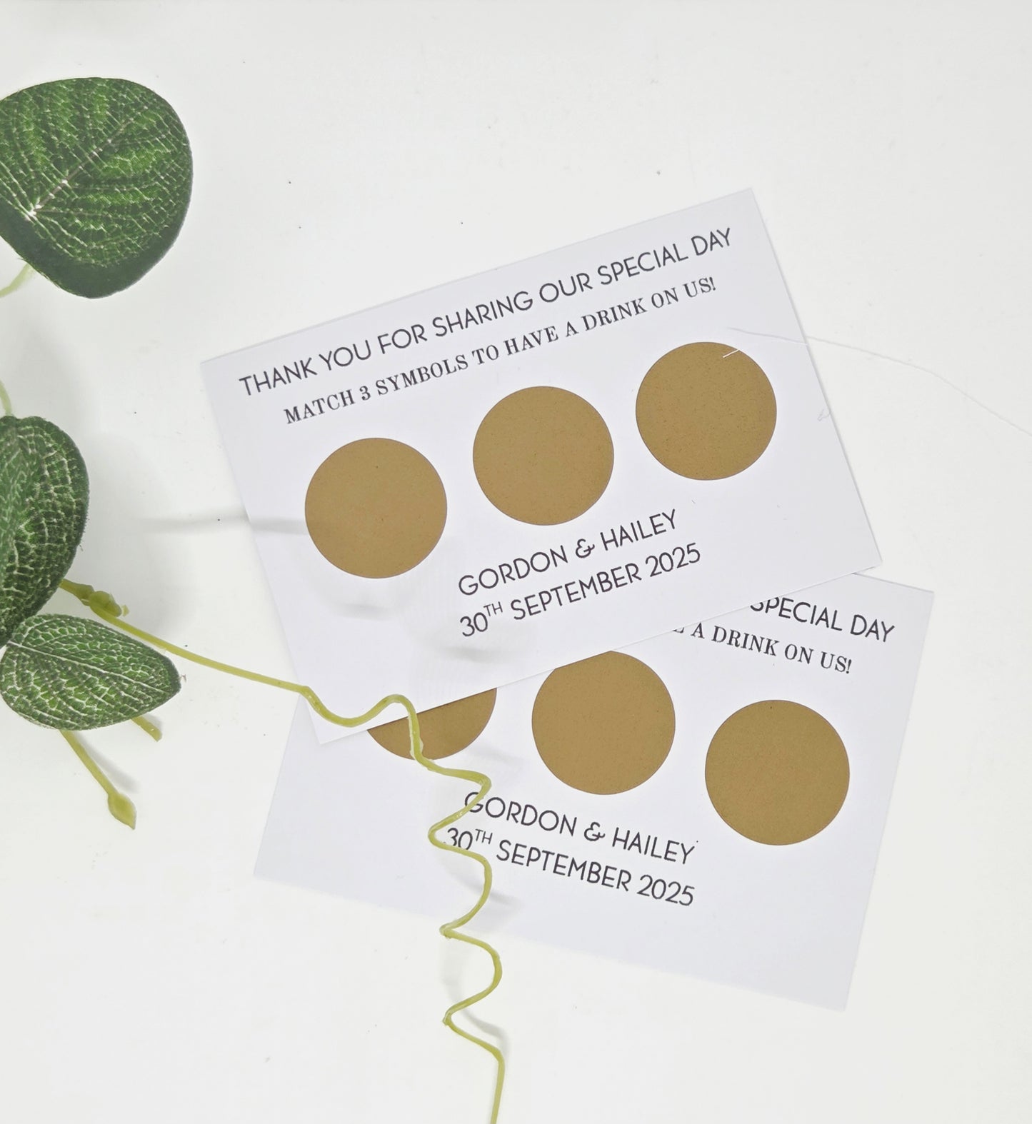 Have A Drink On Us Scratch Cards Pack of 50