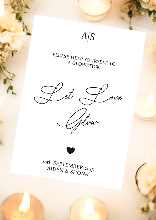 Moderno Glow Stick Editable Template