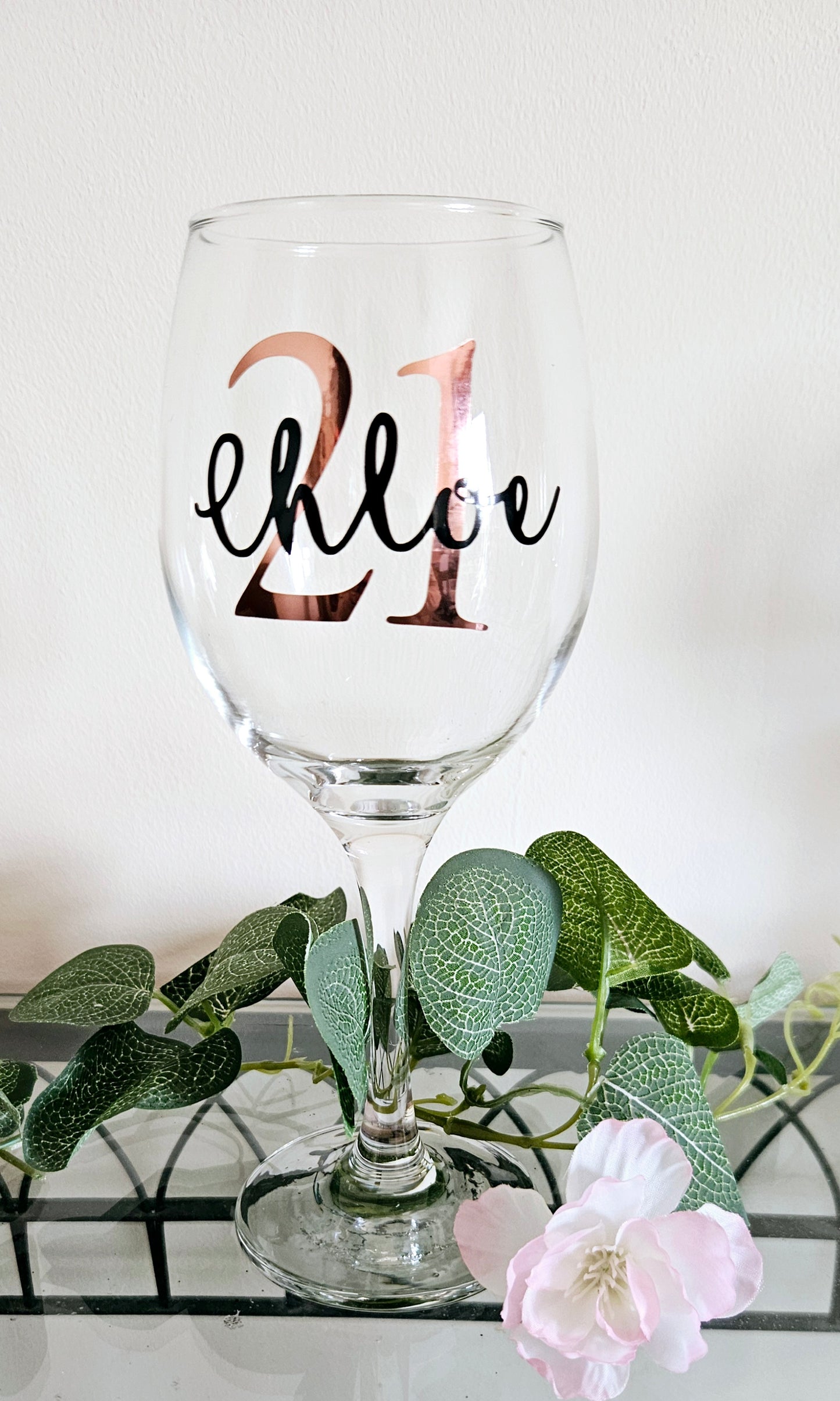Milestone Personalised Wine Glasses