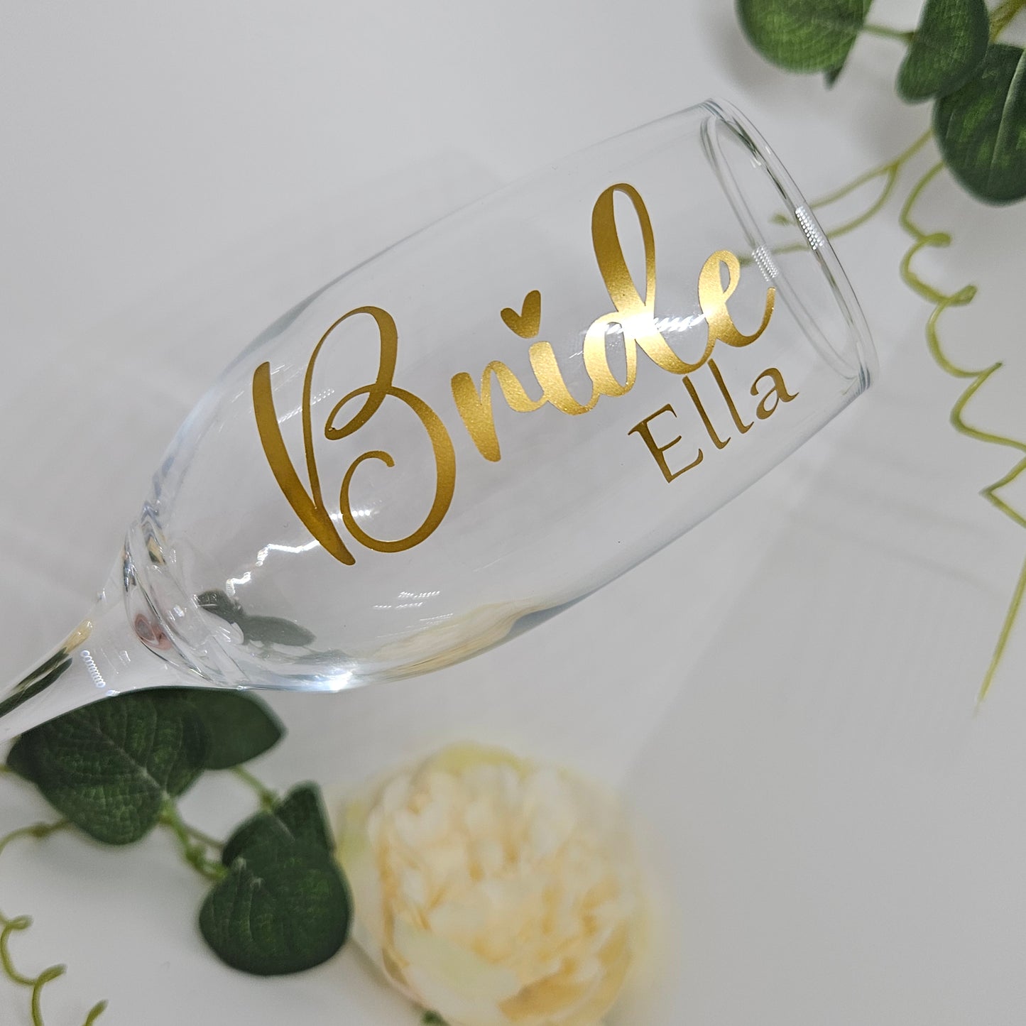 Personalised Wedding Prosecco Glasses