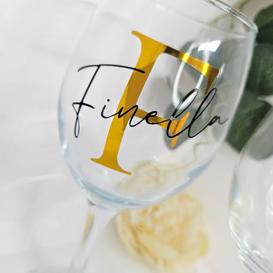 Personalised Wine Glass