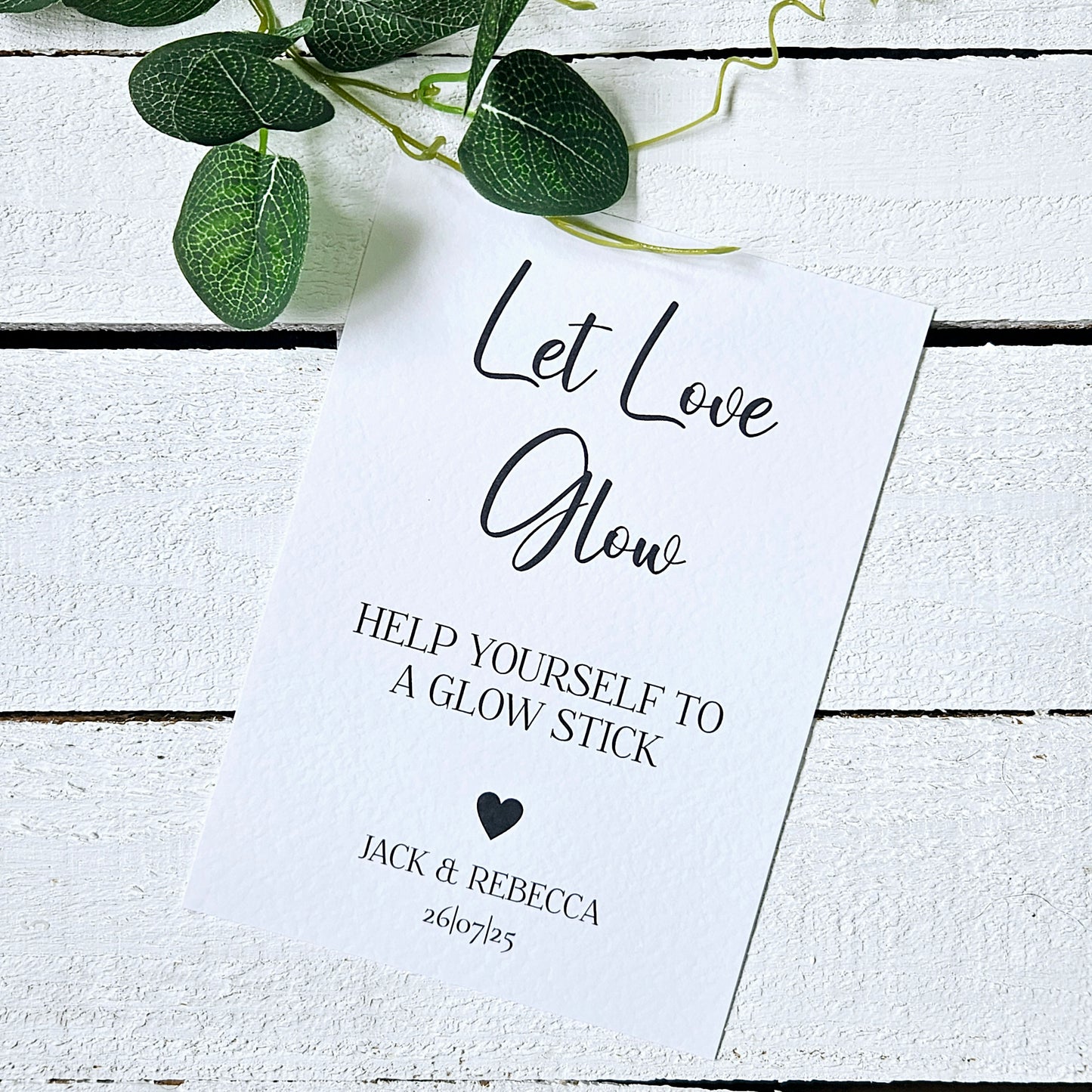 Glow Stick Vinyl Decals Pack of 100