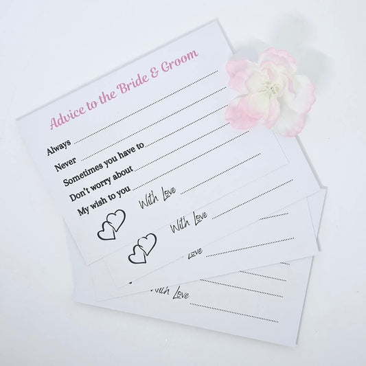 Advice To The Bride & Groom Cards