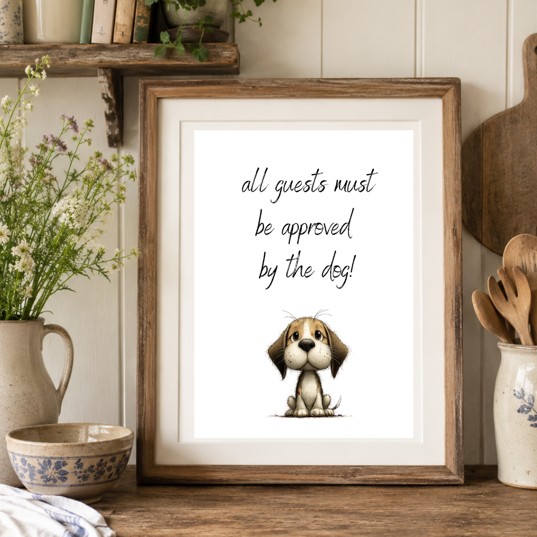 Approved By The Dog Print