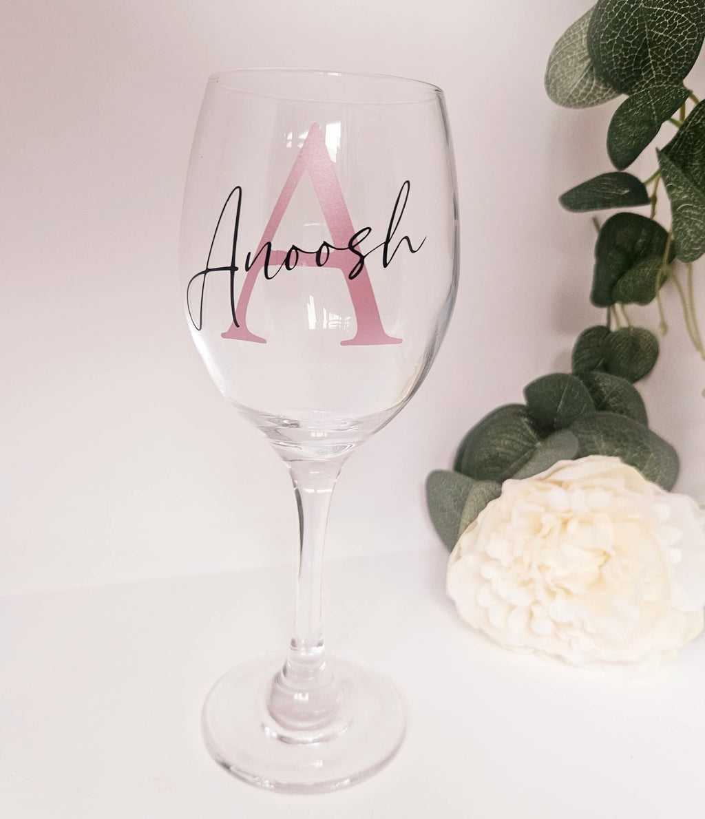 Personalised Wine Glass