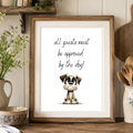 Approved By The Dog Print
