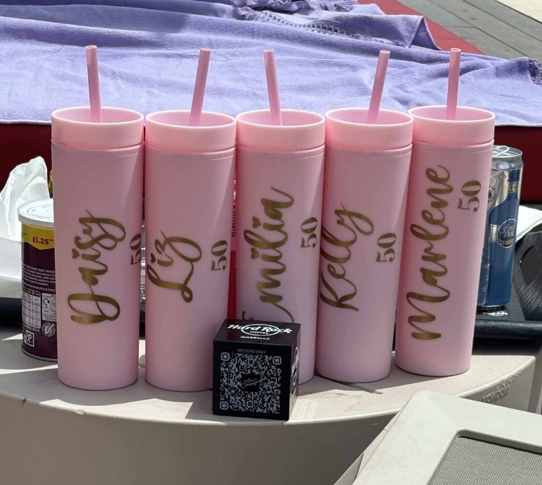 Tumbler Vinyl Decals