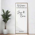 Wedding Mirror Welcome Vinyl