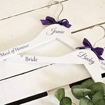 Personalised Wedding Hangers