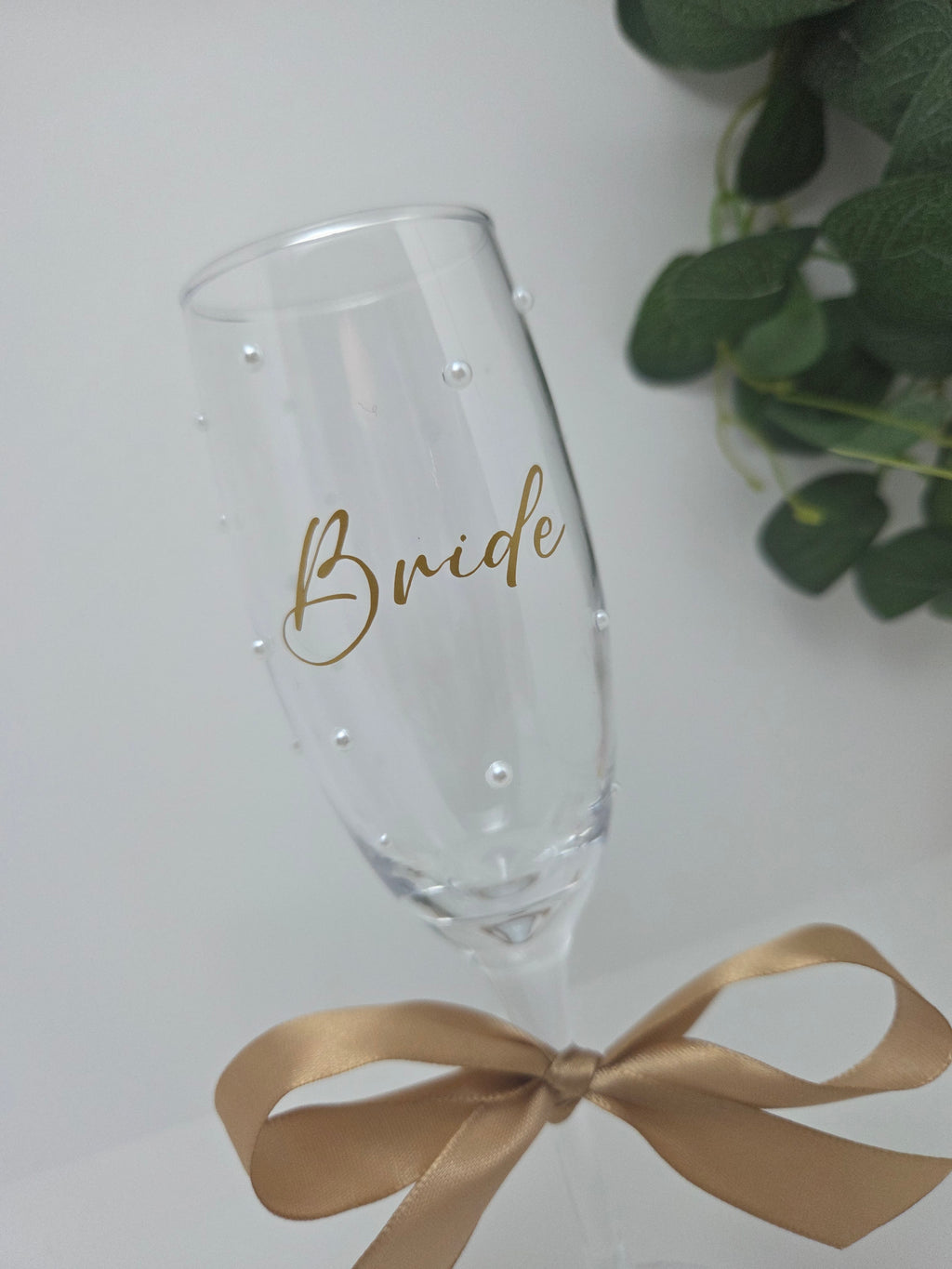Pearl Prosecco Wedding Glass