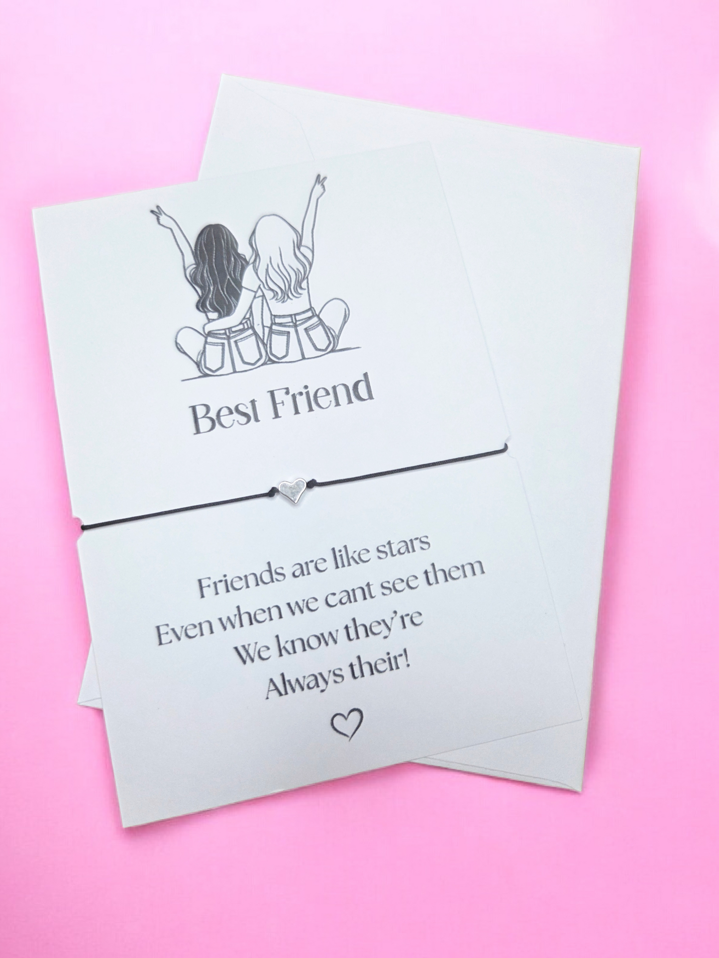 Best Friends Bestie Design Wish Bracelet