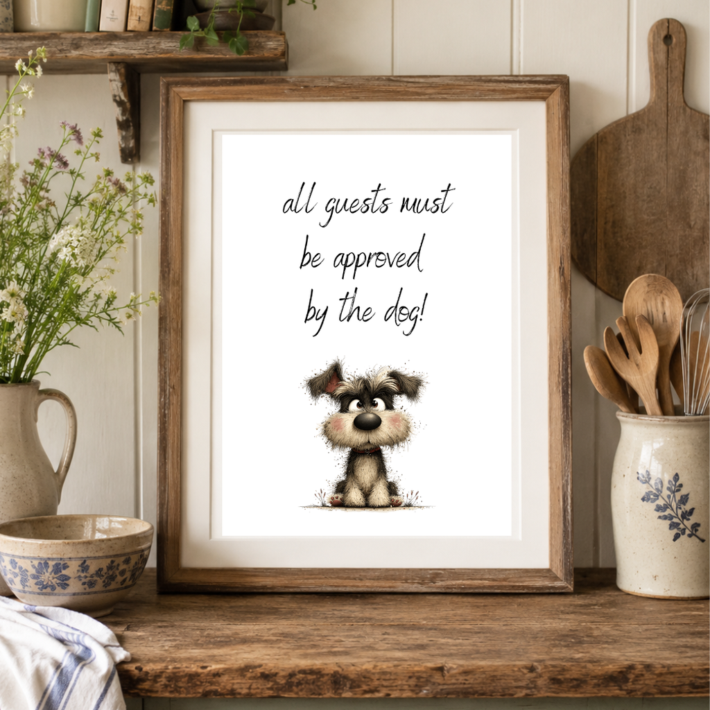 Approved By The Dog Print