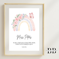 Personalised Teachers Thank You Print