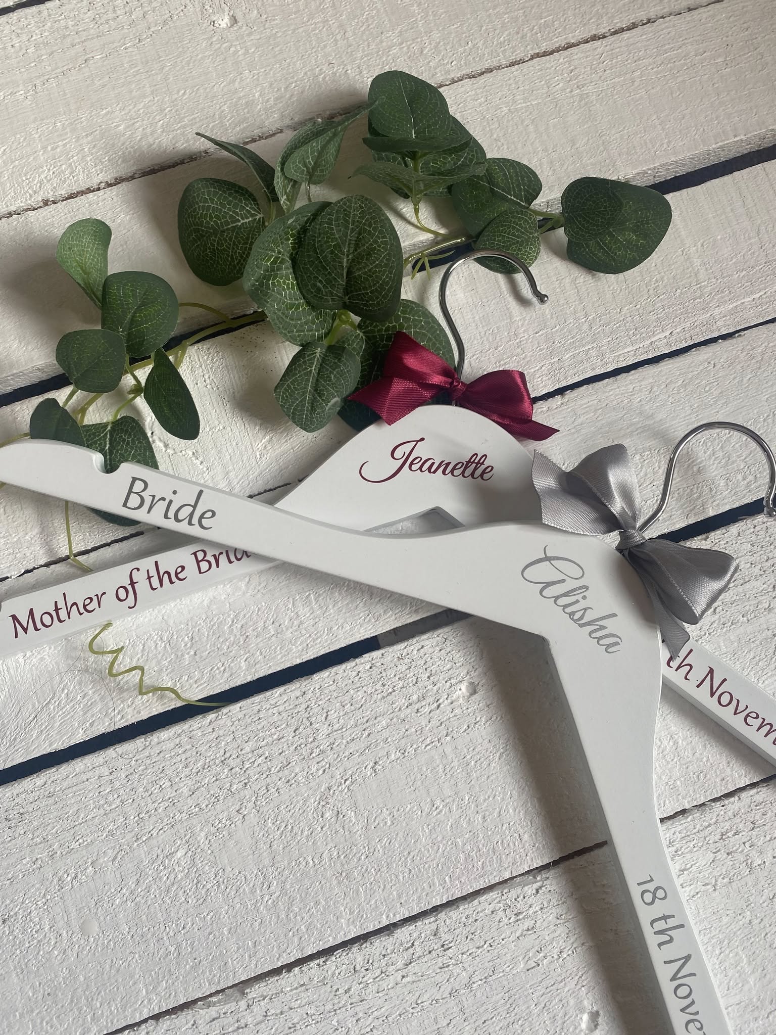 Personalised Wedding Hangers